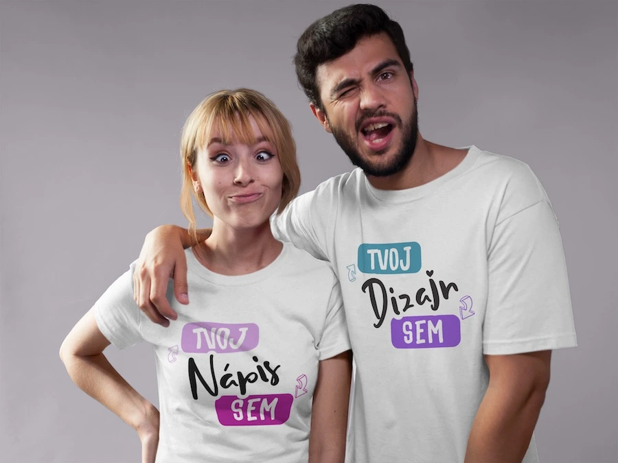 I Love majice z lastnim dizajnom za pare in družino