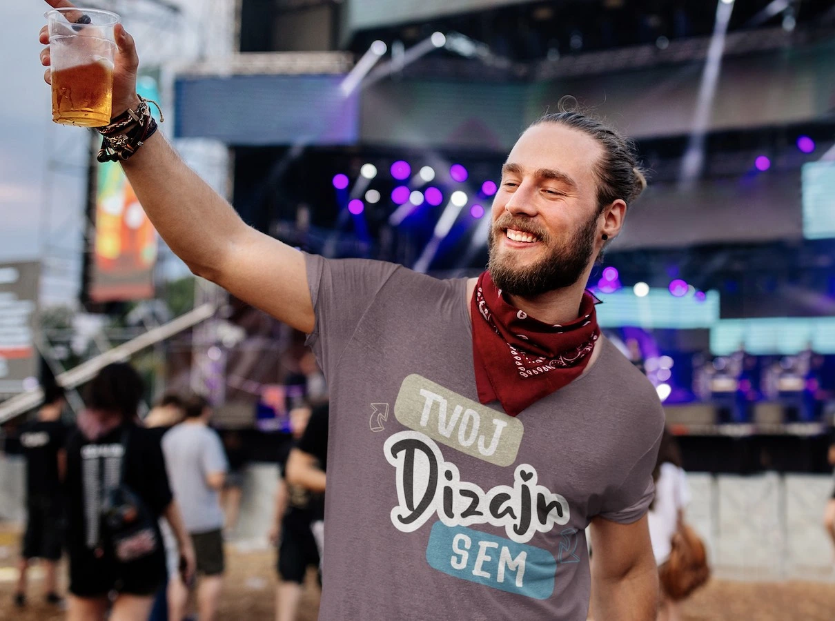 Festivalske majice z lastnim potiskom