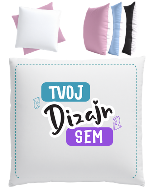 Barvita kvadratna blazina