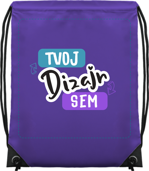 Premium telovadna vreča z vrvico – BagBase